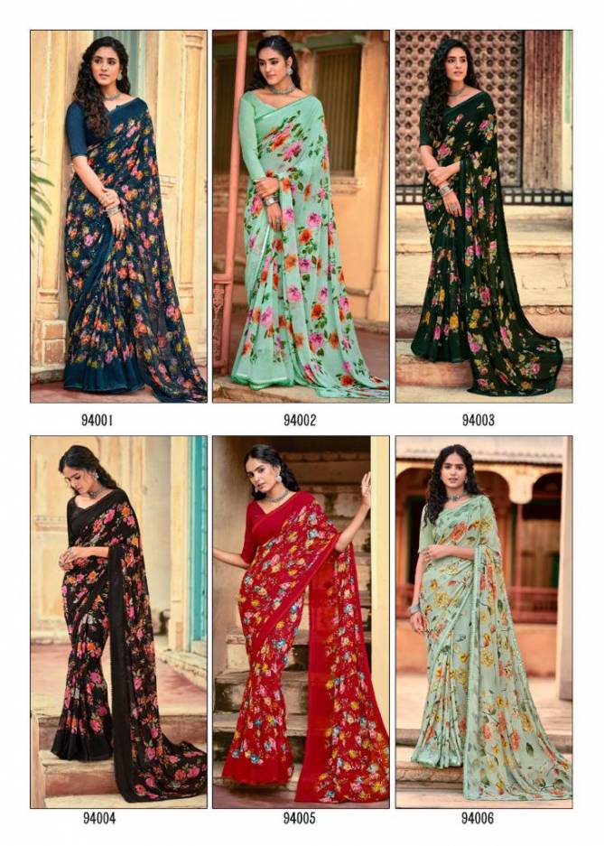 Kashvi Yashvi 2 Fancy Ethnic Wear Georgette Designer Fancy Saree Collection